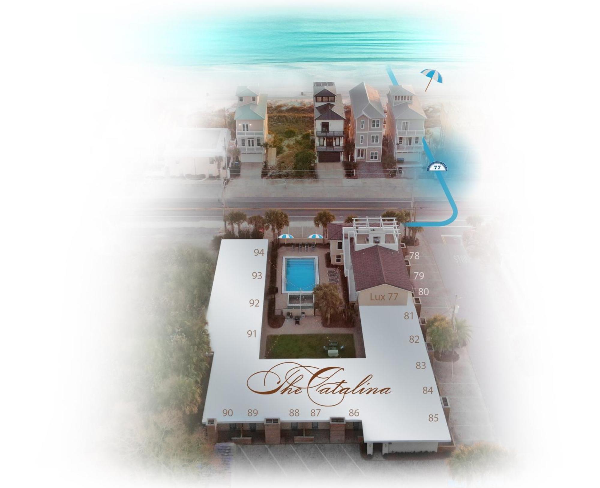 موتيل لاجونا بيتش The Catalina المظهر الخارجي الصورة